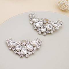 Rhinestone Shoe Clips DIY Floral Shoe Buckle Wedding Party