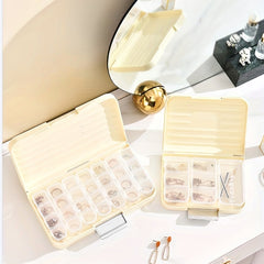 Grid Jewelry Storage Box for Traveling