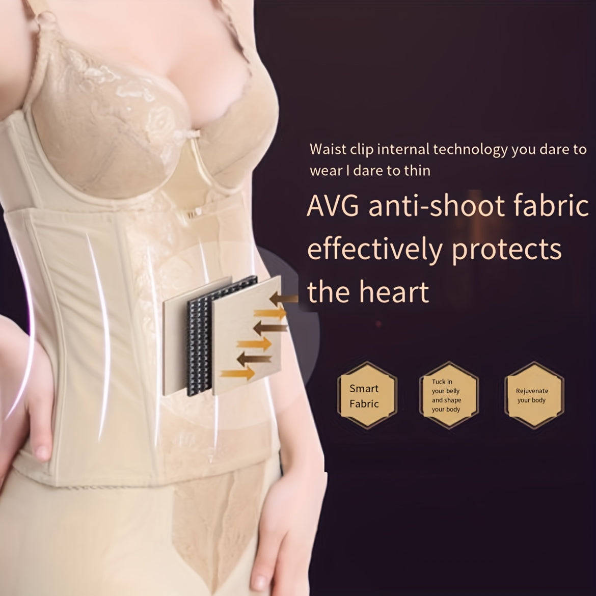 Waist Trainer Tummy Wrap Tummy Control Slim Cincher Women's Shapewear
