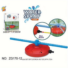 2-in-1 Water Sprinkler Toy with 2 Nozzles for Interactive Outdoor Water Play