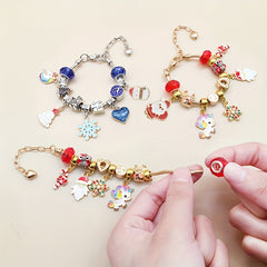 Christmas Advent Calendar 24 Days DIY Bracelet Making Kit for Girls