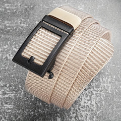 Men's Polyester Automatic Buckle Belt Casual Outdoor Golf Web Belts