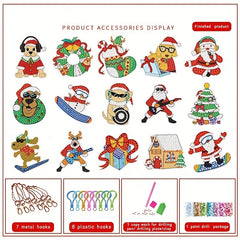 Diamond Paintings Keychain Improve Concentration Gift