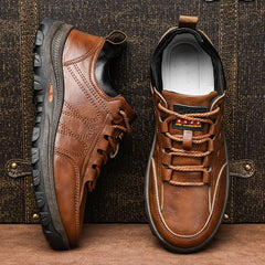 Men's Lace Up Sneakers Casual Walking Shoes Easy To Clean