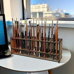 Desktop Paintbrush Marker Organizer for Office