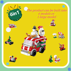 273pcs Christmas Truck Building Blocks - Festive Holiday Gift for Youngsters