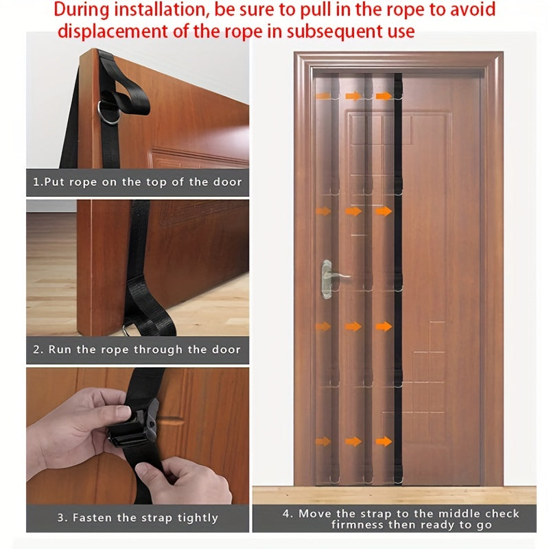 Door Buckle Point Door Anchor Pull Rope for Home Fitness