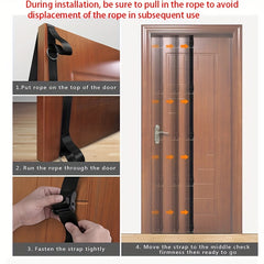Door Buckle Point Door Anchor Pull Rope for Home Fitness