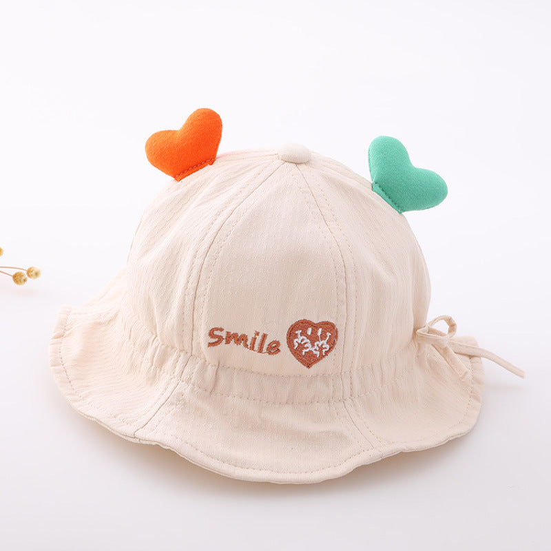 Deer Ear Hat Sunscreen Wide Brim Basin Hat