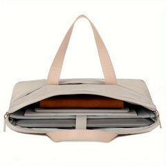 35 Laptop Bag Strong Protective Waterproof Shockproof PU Leather U Handle