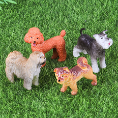 20pcs Realistic Mini Dog Figurines Set Hand Painted Detailed Plastic Puppy F