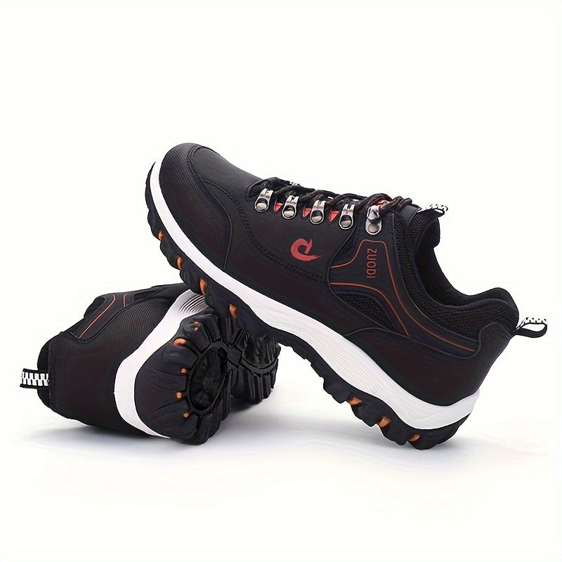 Men's Plus Size Hiking Boots Non Slip Lace Up Shoes