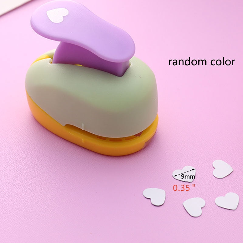 1pc Heart Hole Paper Punch DIY Embossing Device Random Scrapbooking Card Making