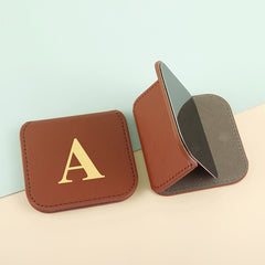 Portable Stainless Steel Makeup Mirror Compact Mirror