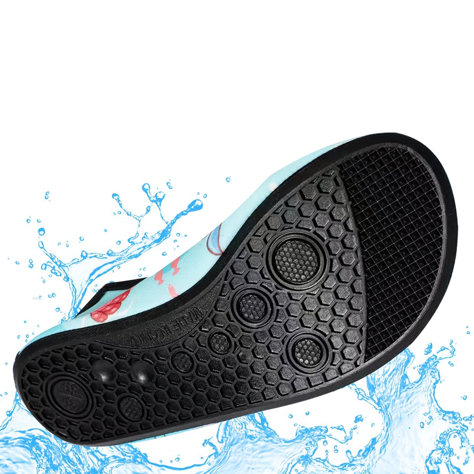 Leaves Print Quick Dry Slip On Wading Shoes