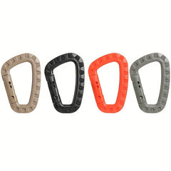 4pcs Carabiners Clips Key Chain Backpack Hanging Buckle Outdoor Camping