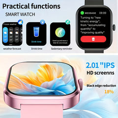 Unisex Smartwatch 4 HD Display Wireless Calling 100 Sports Modes