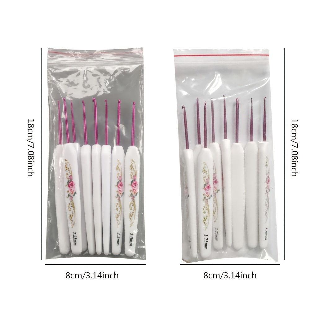 8pcs Crochet Hooks Yarn Needles Set For Home
