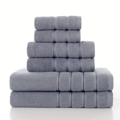 6pc Pure Cotton Towel Set for Bathroom