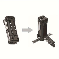 16-in-1 Portable Bicycle Repair Tool Kit Screwdriver Tire Repair