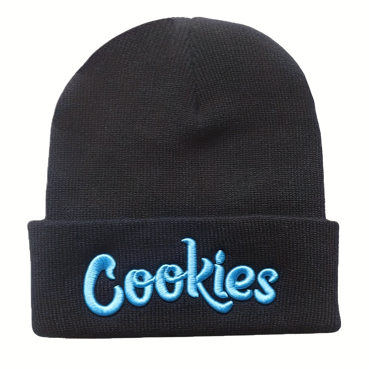 Unisex Cookies Embroidered Warm Hip Hop Knitted Hat
