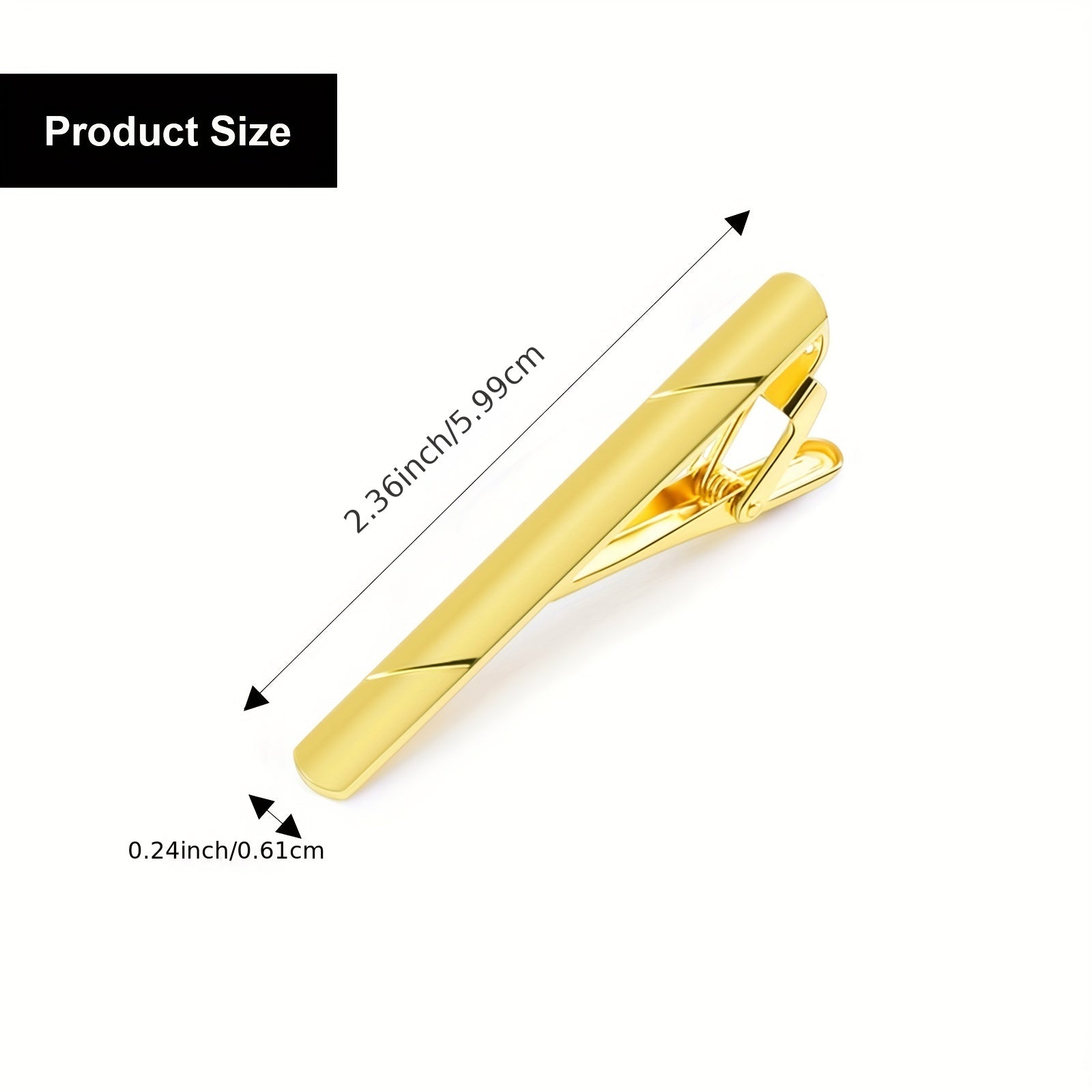 3 Pcs Tie Clips Men Wedding Business Father