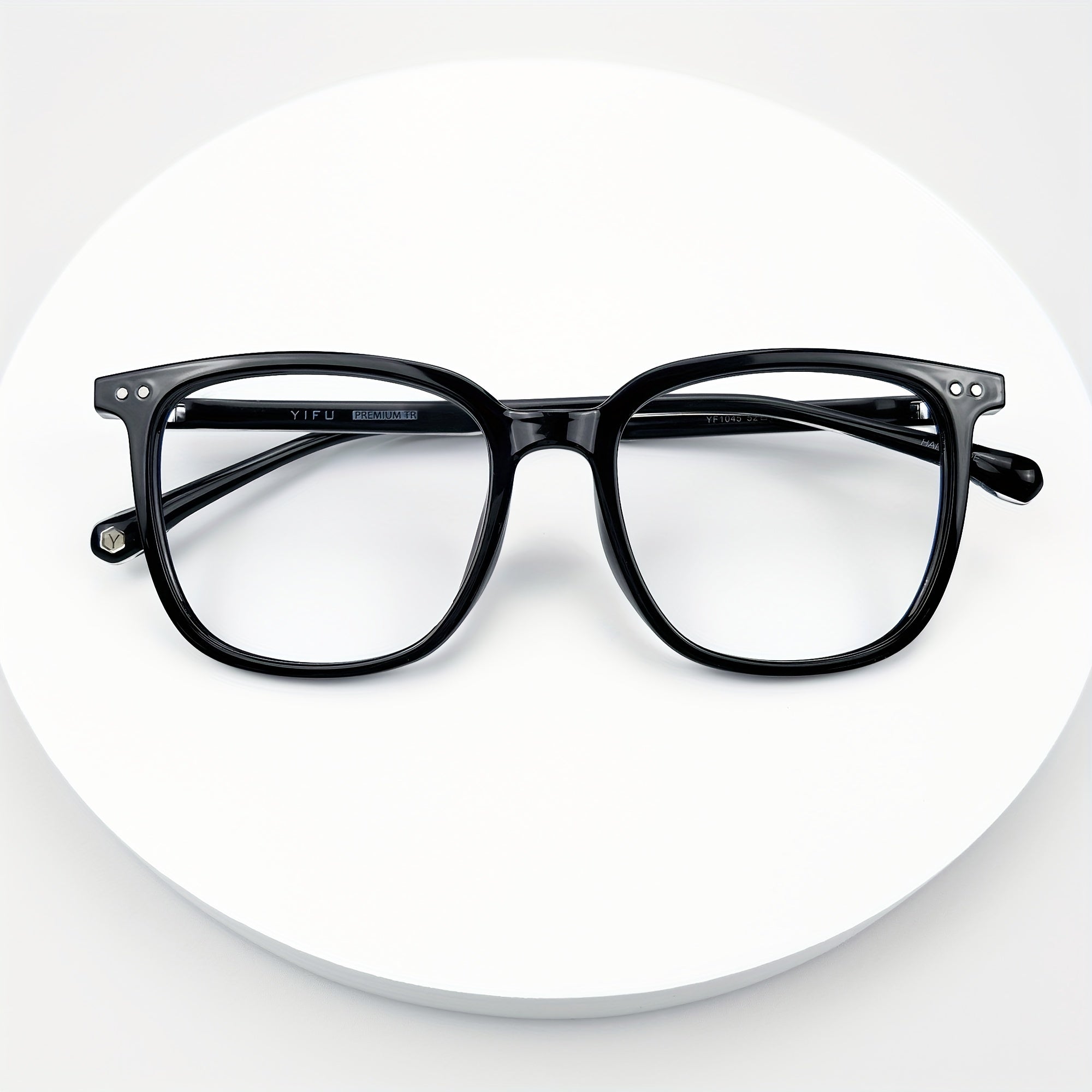 Men's Oversized Light Glasses Square Computer Light Block