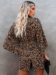 Plunging Loose Summer Romper Women's Clothing