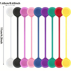 Silicone Magnet Hub Round Identification Marks And Wire Labels