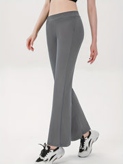 Tummy Control Bootcut Yoga Pants for Women Flattering Wide Leg Activewear