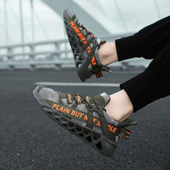 Men's Knitted Lightweight Casual Shoes for Traveling Hiking