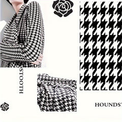 Camellia Car Seat Belt Shoulder Protector High-end Ladies Houndstooth Safe Belt