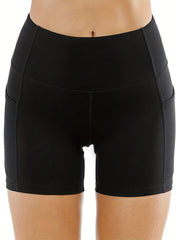 High Waist Butt Lifting Yoga Tight Shorts Sports Fitness Yoga Running Shorts