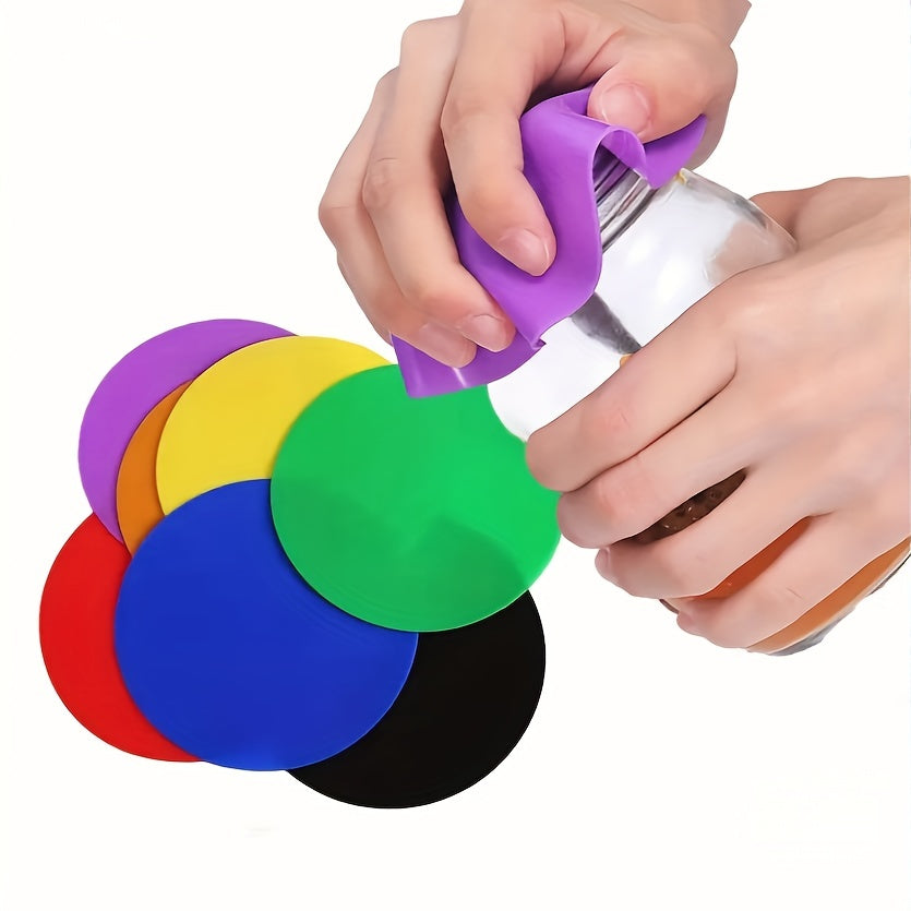 Anti Slip Silicone Can Opener Pad Multicoloured Rubber Jar Opener Gripper Pad