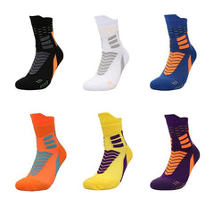 Men's Athletic Crew Socks Moisture Wicking Sports Soccer Basketball Running