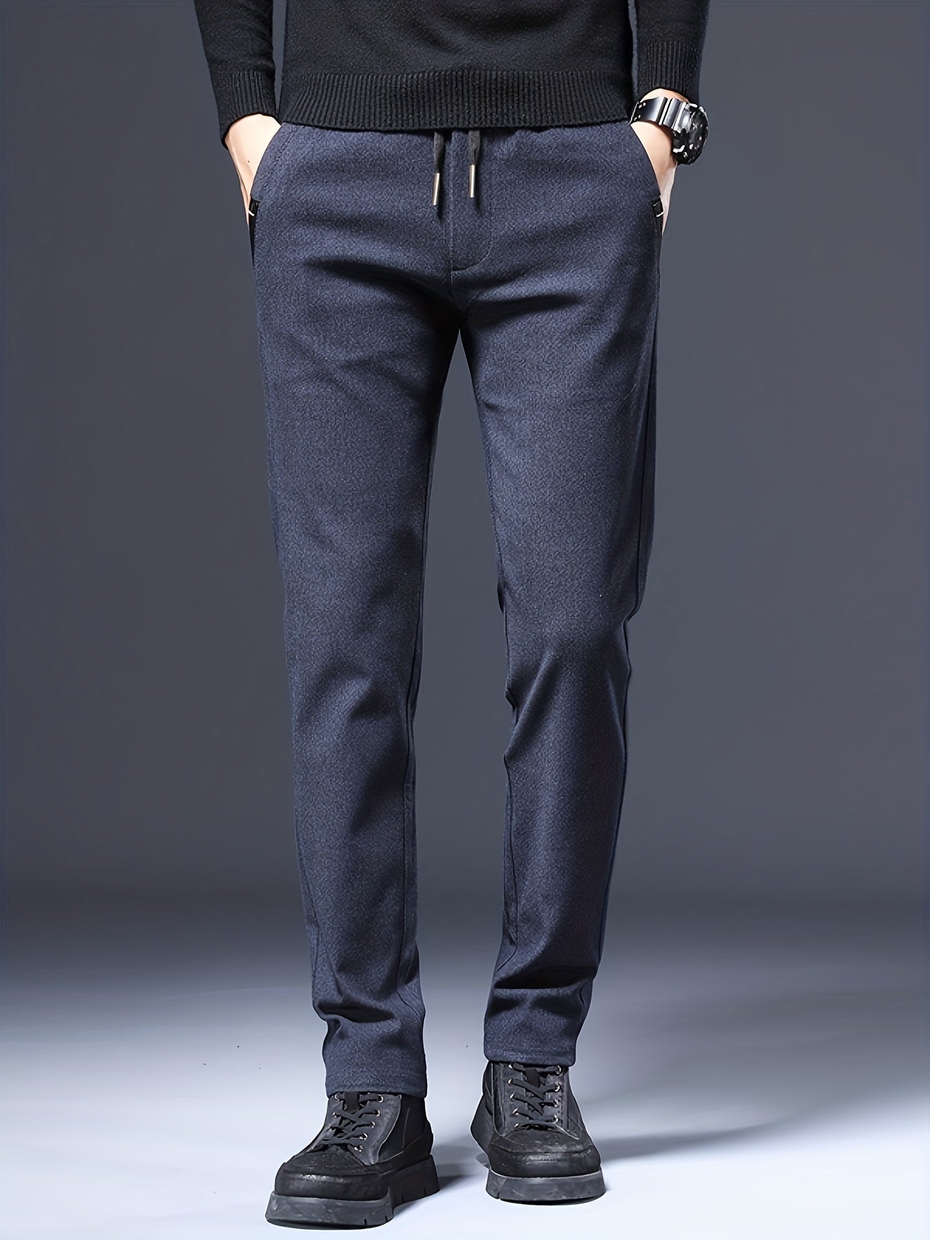 Men's Casual Straight Slim Pants