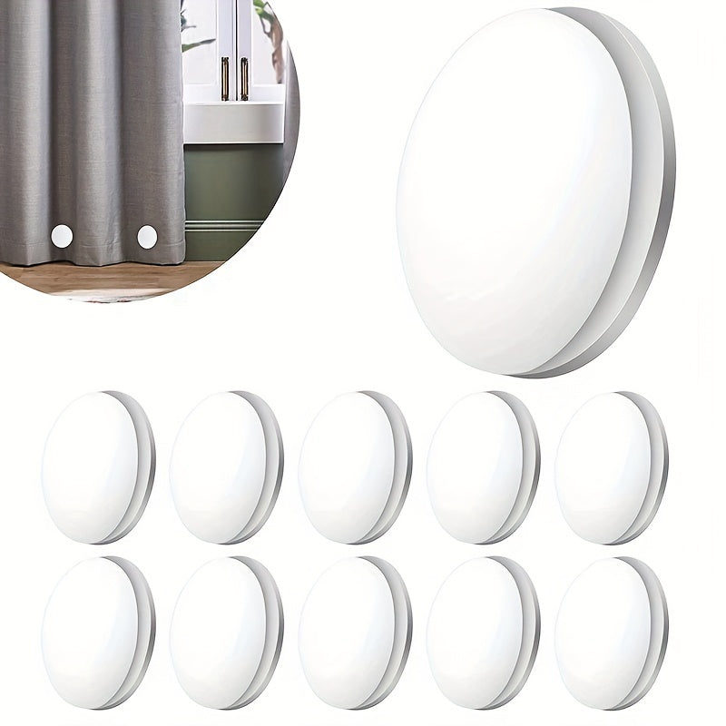 6 Pcs Magnetic Curtain Weights Plastic Heavy Duty No Sew Shower Curtain Magnets