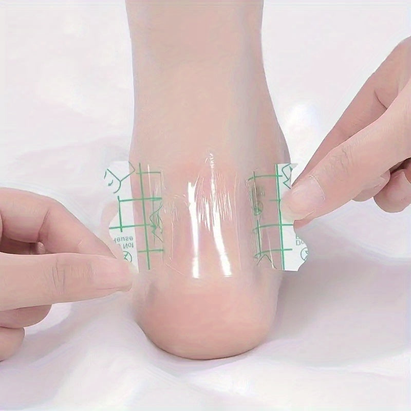 100PCS Waterproof Transparent Heel Stickers Anti Wear & Anti Friction