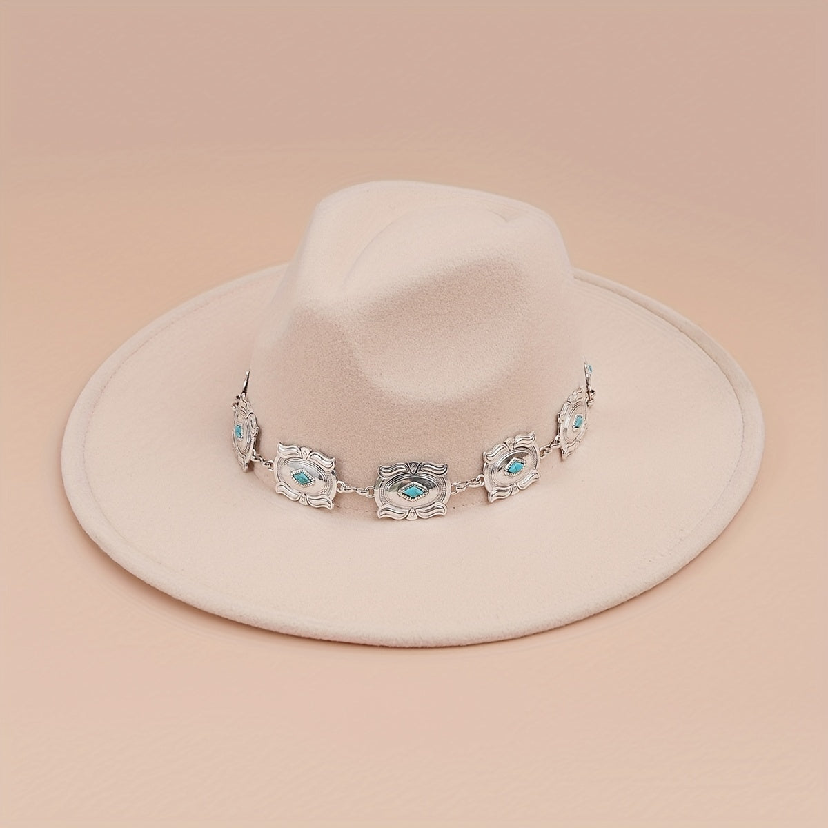 Western Vintage Cowboy Hat with Boho Hatbands