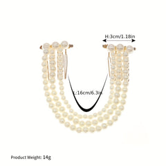 Faux Pearl Hair Comb Bridal Wedding Hairpin Party Favor Decorations Tiara