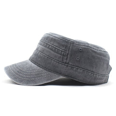 Men's Vintage Flat Cap for Outdoor Baseball