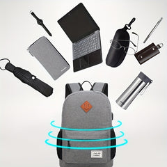 Large Capacity Backpack with USB Charging Port for Travel Daily Use