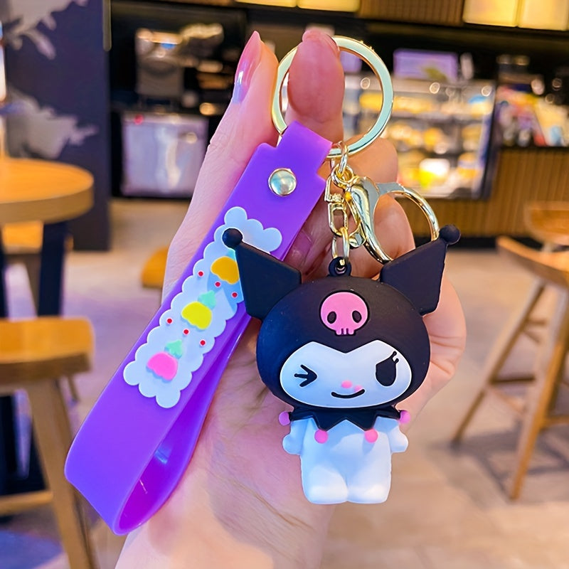 Couple Cartoon Keychain High-end Pendant Schoolbag Ornament Key Chain