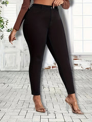 High Rise High Stretch Skinny Jeans for Plus Size Women