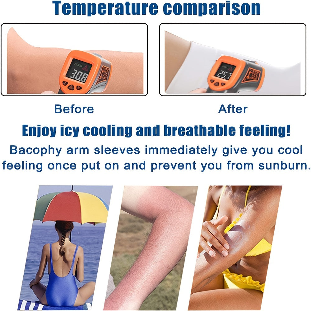 Sunscreen Proof Arm Sleeves for Outdoor Activities