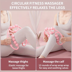 Yoga 12 Wheel Massage Ring for Muscle Relaxation and Fitness
