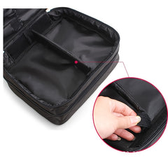 Waterproof Makeup Bag for Women Double Layer Large Capacity Cosmetic Case