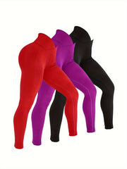 Ribbed Cross Waist Yoga Pants High Stretch Fitness Leggings