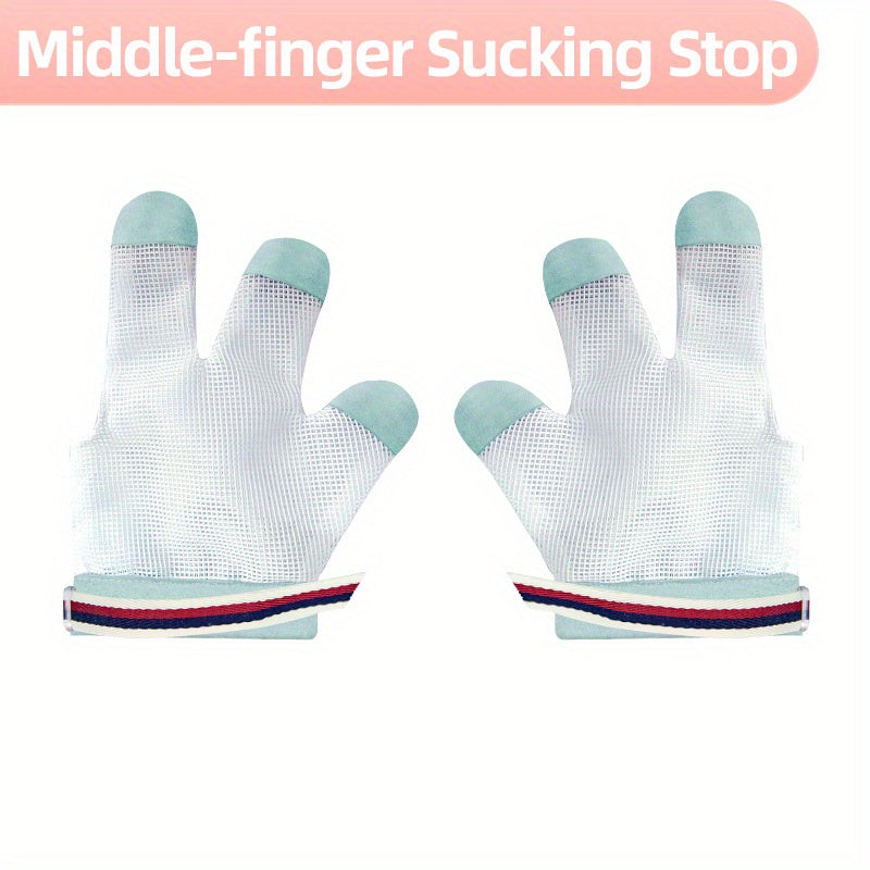 Breathable Adjustable Thumb Guard Gloves for Babies