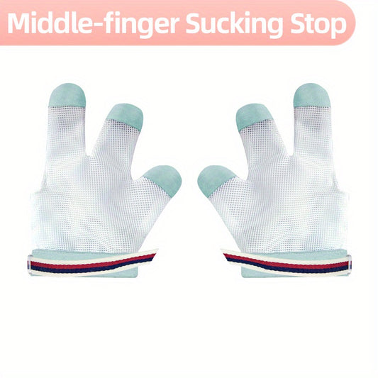 Breathable Adjustable Thumb Guard Gloves for Babies